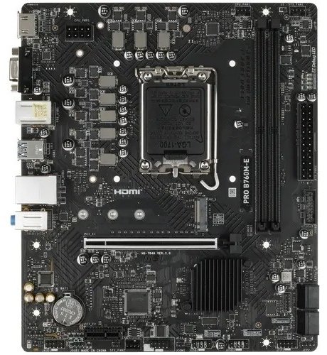 Материнская плата MSI PRO B760M-E DDR5 купить,49550