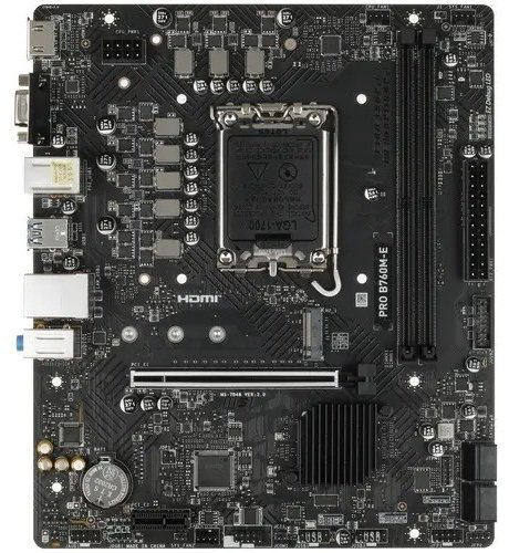 Материнская плата MSI PRO B760M-E DDR5 купить,49550