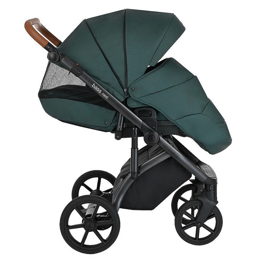 Коляска 2 в 1 Roan Bass Next pacific green black купить,NaN