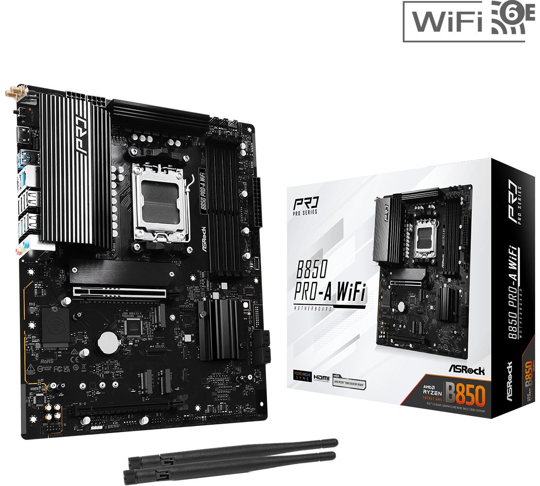 Материнская плата ASRock B850 PRO-A WIFI DDR5 купить,NaN