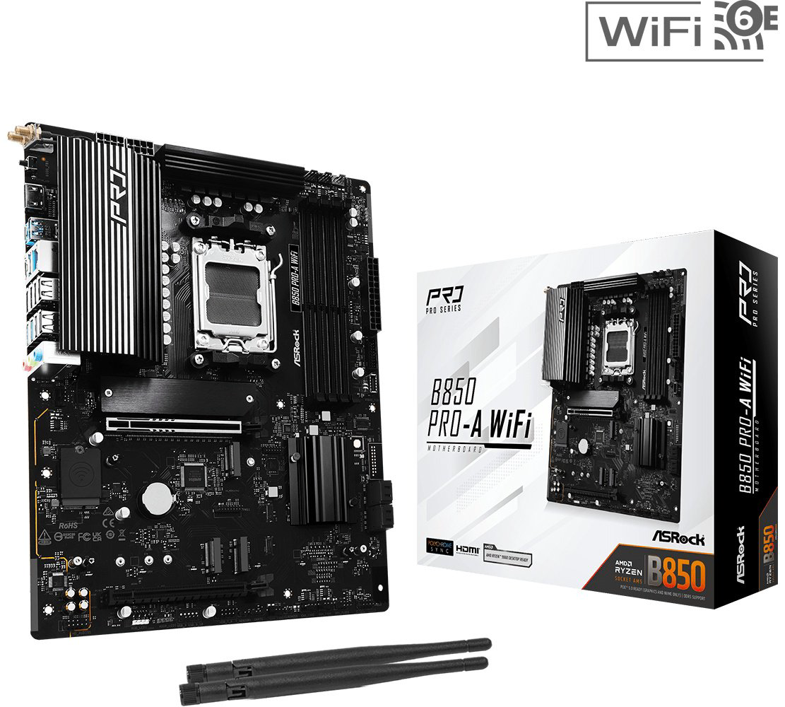 Материнская плата ASRock B850 PRO-A WIFI DDR5 купить,NaN