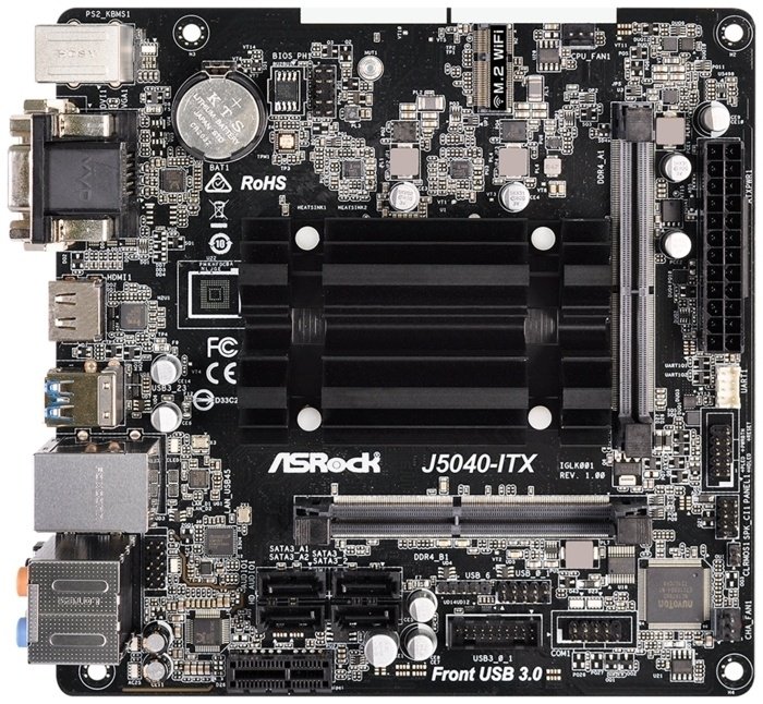 Материнская плата ASRock J5040-ITX купить,NaN
