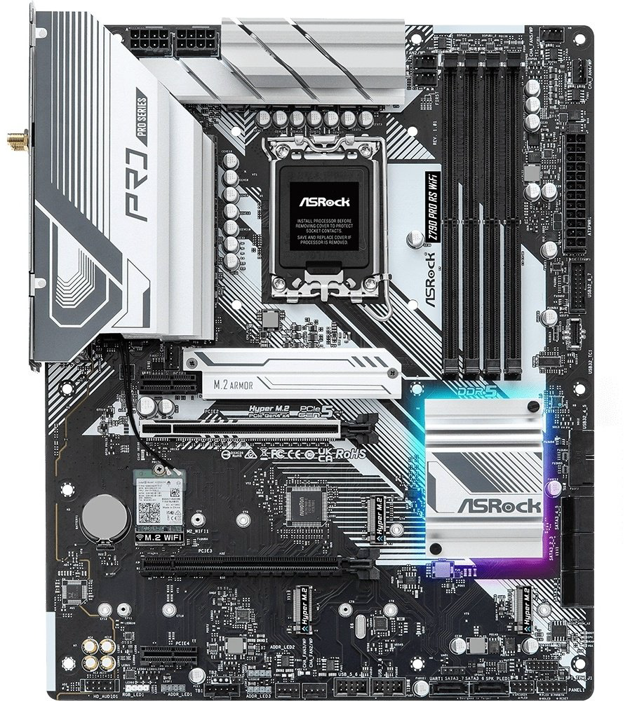 Материнская плата ASRock Z790 Pro RS WiFi купить,NaN