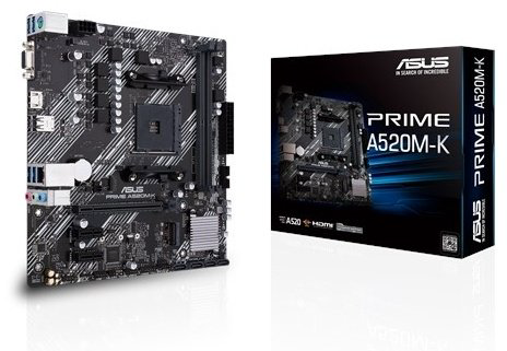 Материнская плата ASUS PRIME A520M-K