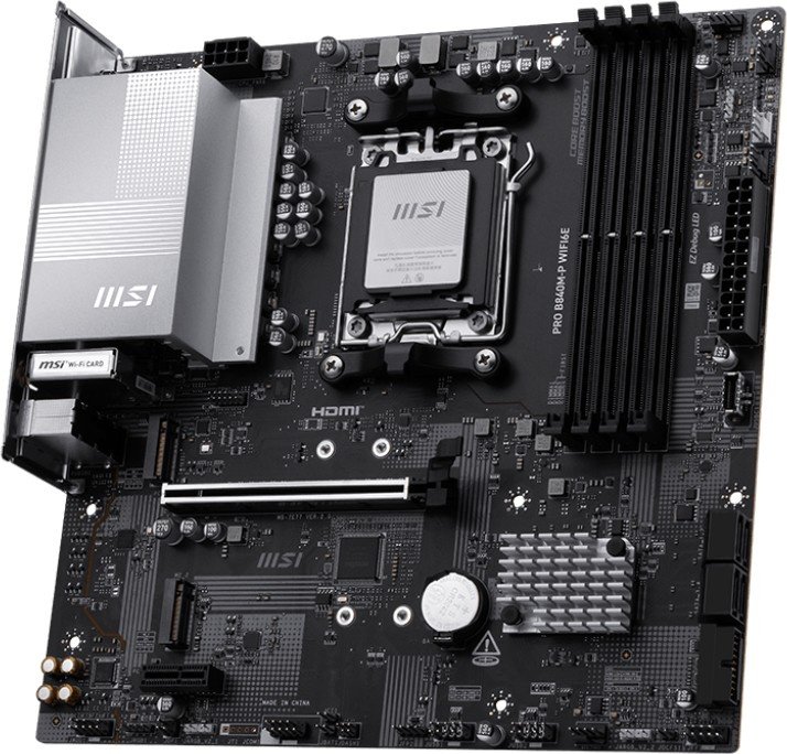 Материнская плата MSI PRO B840M-P WIFI6E купить,95550