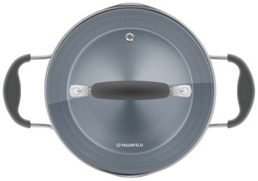 MAUNFELD кастрюля MCS22S08GR нержавеющая сталь 2.2 л купить,NaN