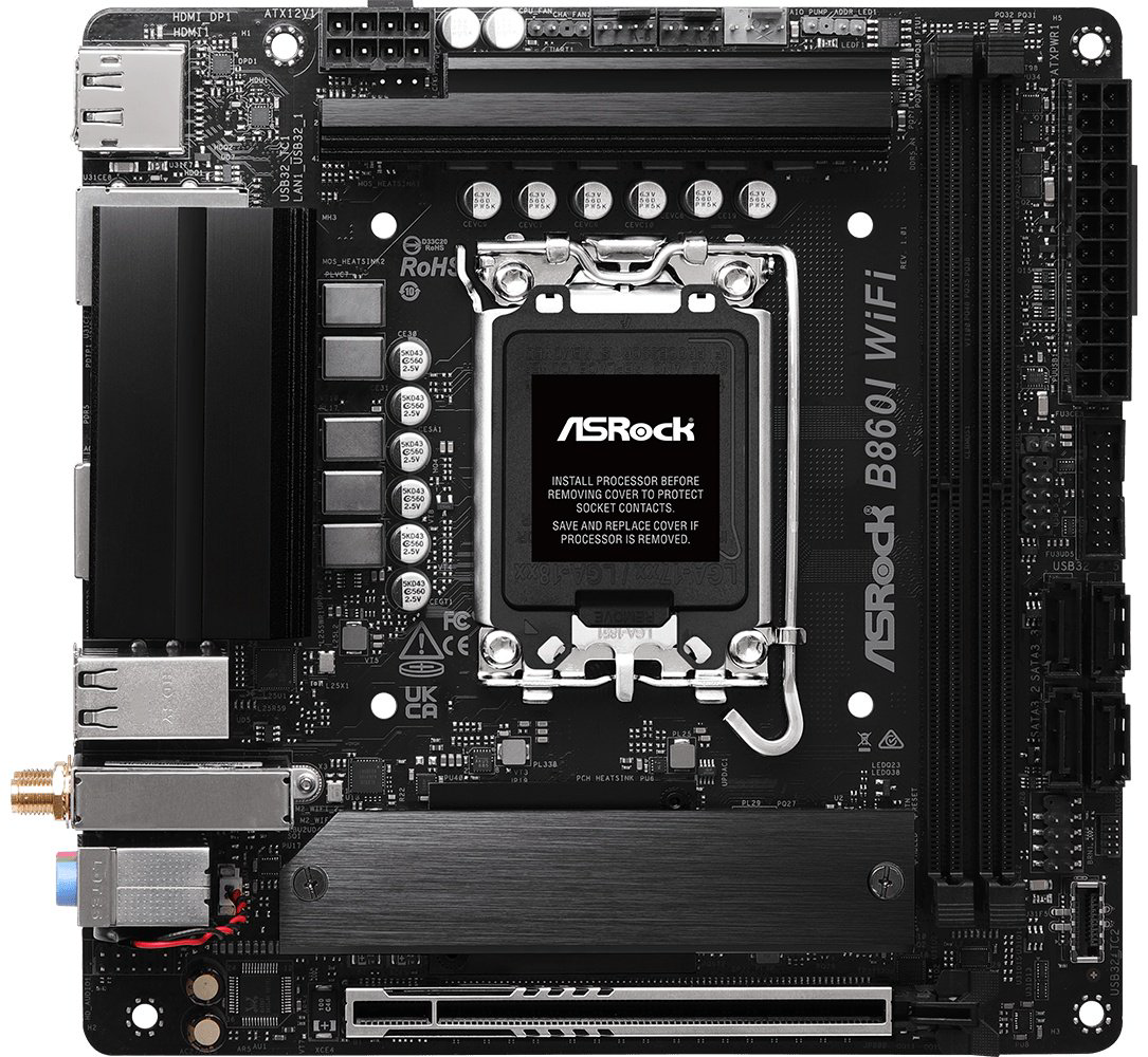Материнская плата ASRock B860I WIFI DDR5 купить,NaN
