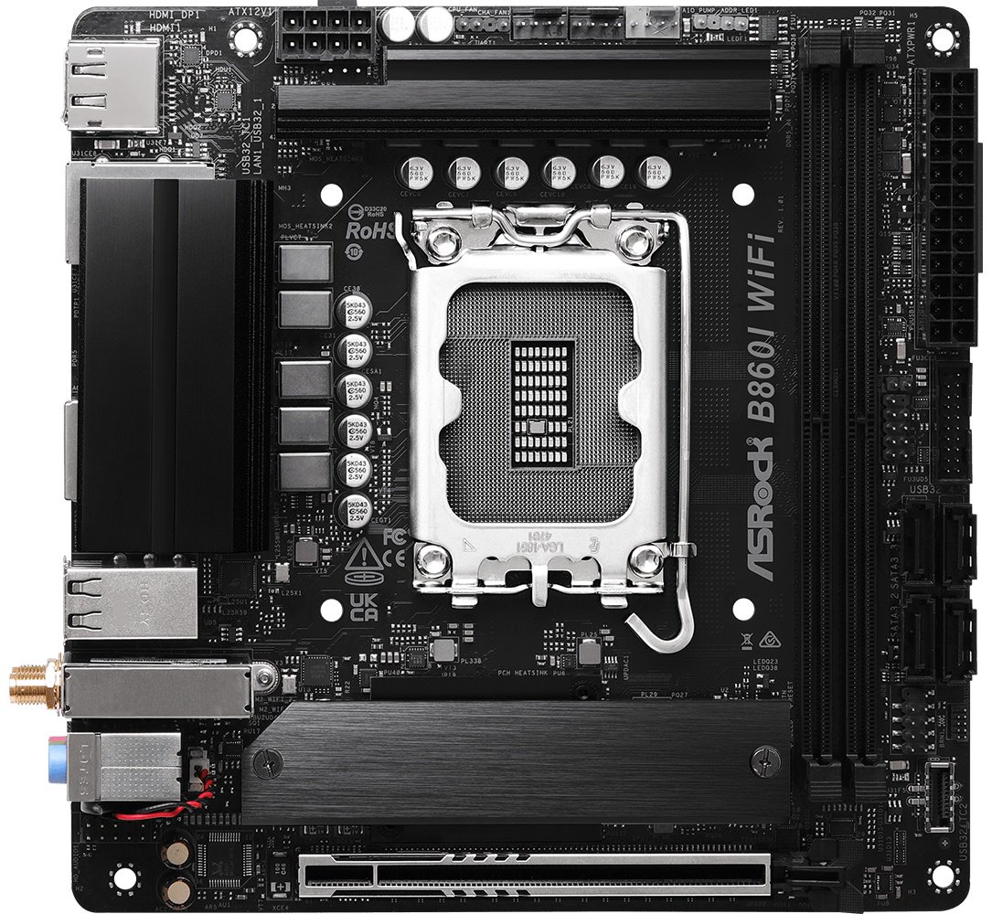 Материнская плата ASRock B860I WIFI DDR5 купить,NaN