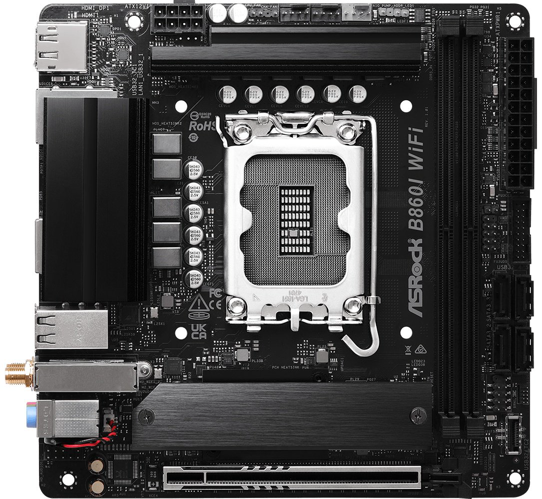 Материнская плата ASRock B860I WIFI DDR5 купить,NaN