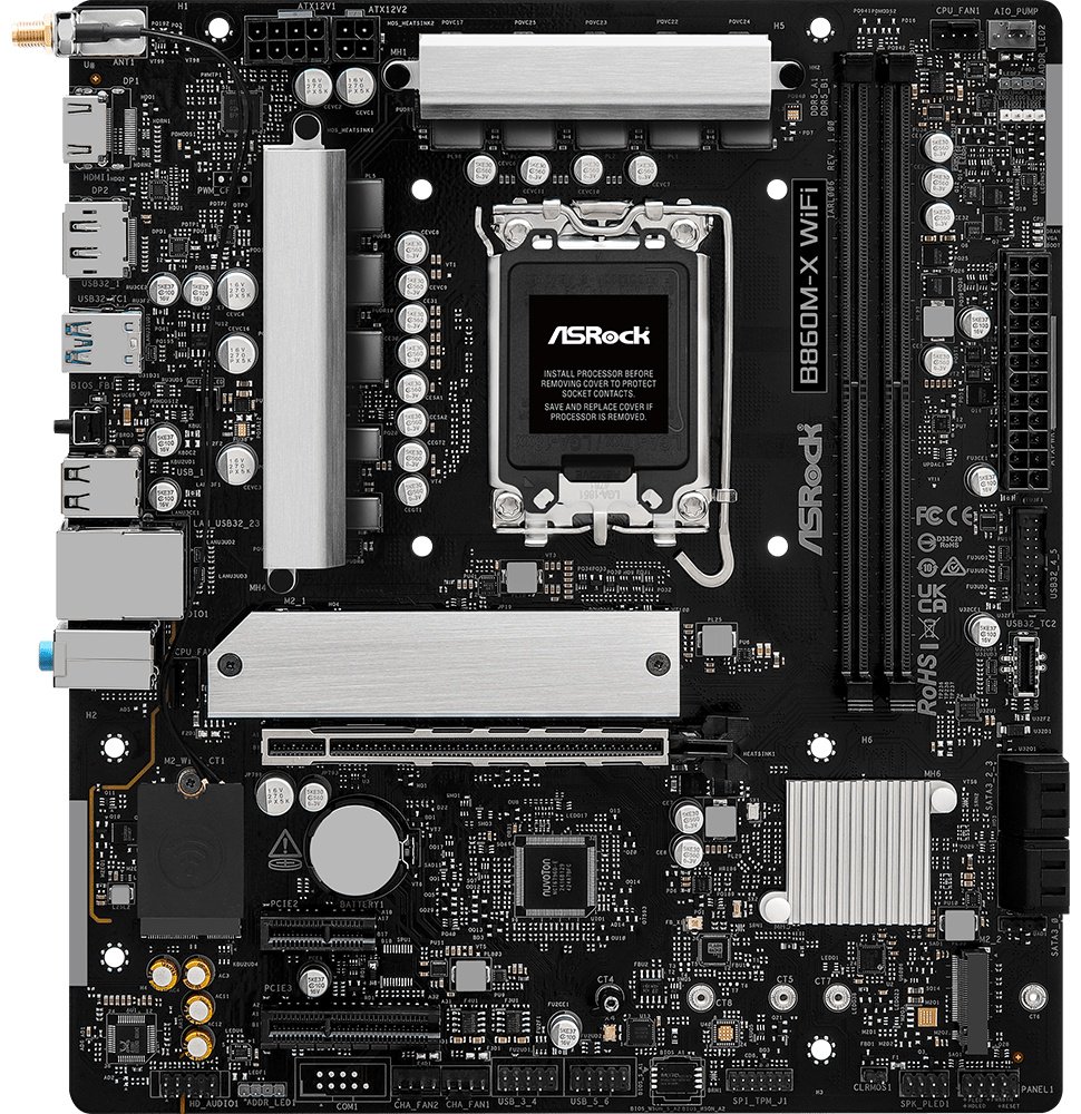 Материнская плата ASRock B860M-X WIFI DDR5 купить,NaN
