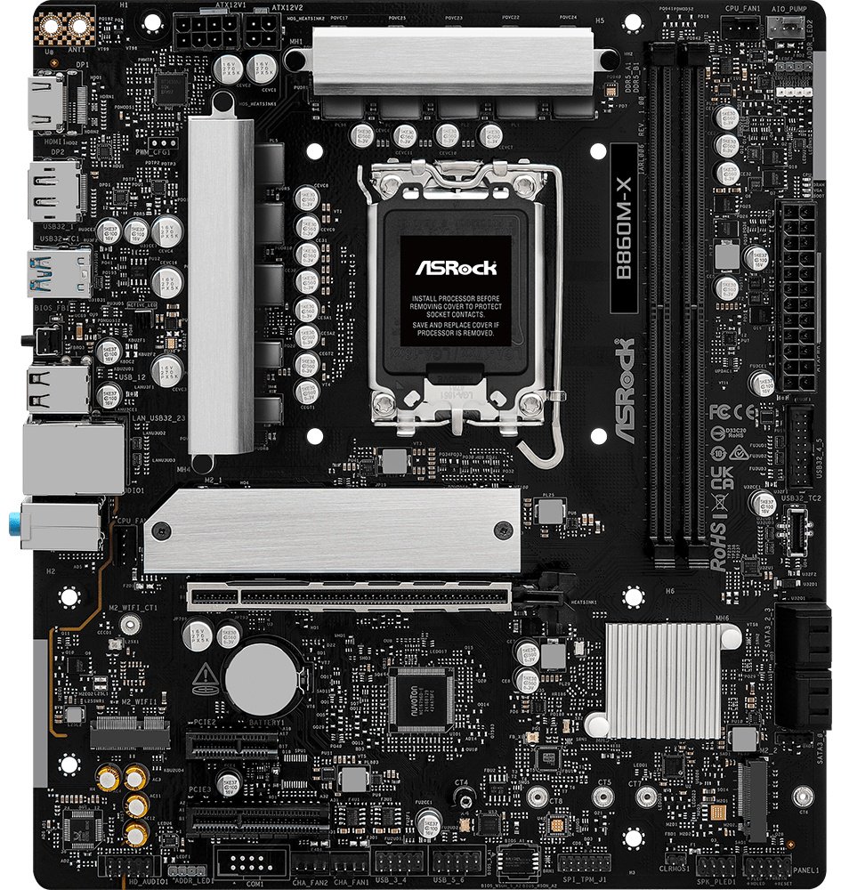 Материнская плата ASRock B860M-X DDR5 купить,NaN