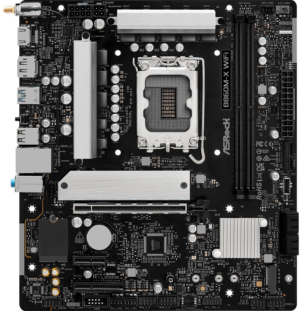 Материнская плата ASRock B860M-X WIFI DDR5 купить,NaN