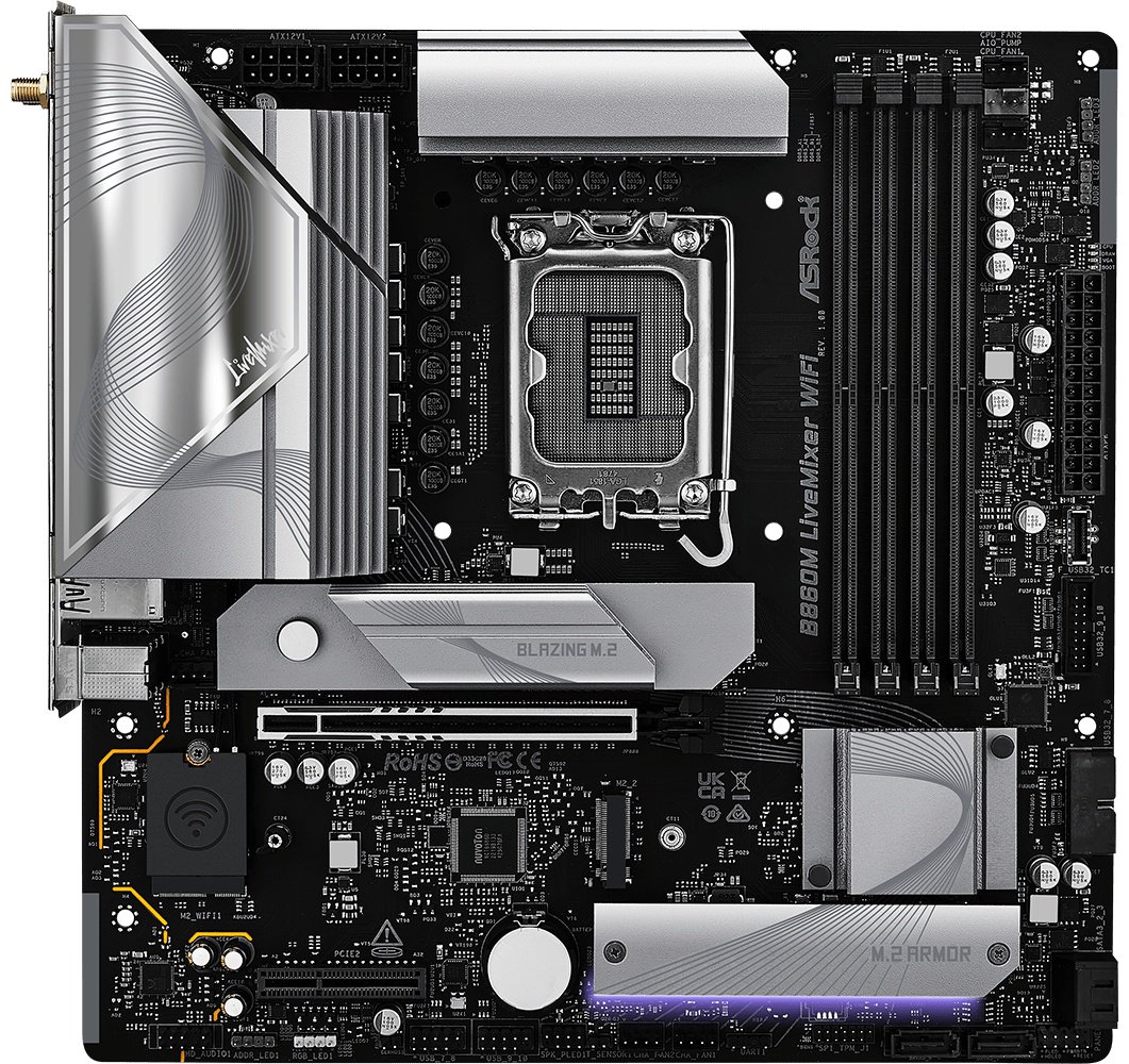 Материнская плата ASRock B860M LIVEMIXER WIFI DDR5