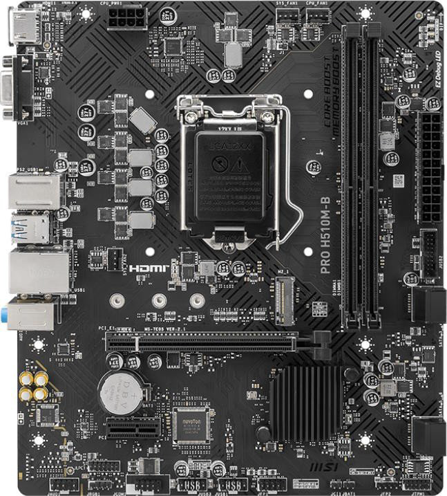 Материнская плата MSI PRO H510M-B II DDR4 купить,NaN