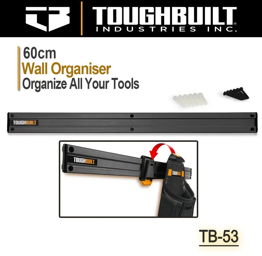 Toughbuilt планка-держатель TB-53 (60х5х5 см) купить,NaN
