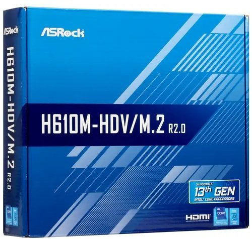Материнская плата ASRock H610M-HDV/M.2 R2.0 купить,NaN