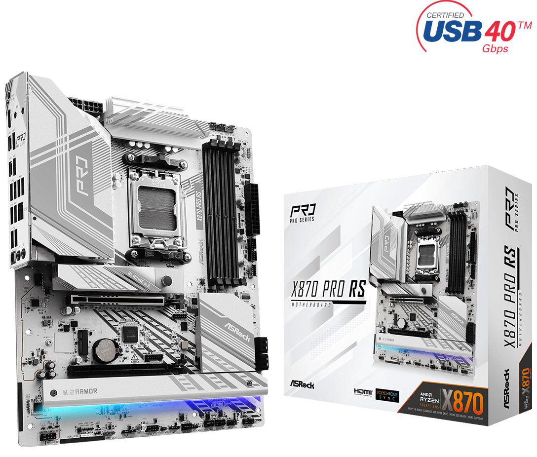Материнская плата ASRock X870 PRO RS купить,NaN