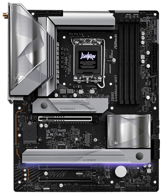 Материнская плата ASRock Z890 LiveMixer WiFi 90-MXBPE0-A0UAYZ купить,NaN