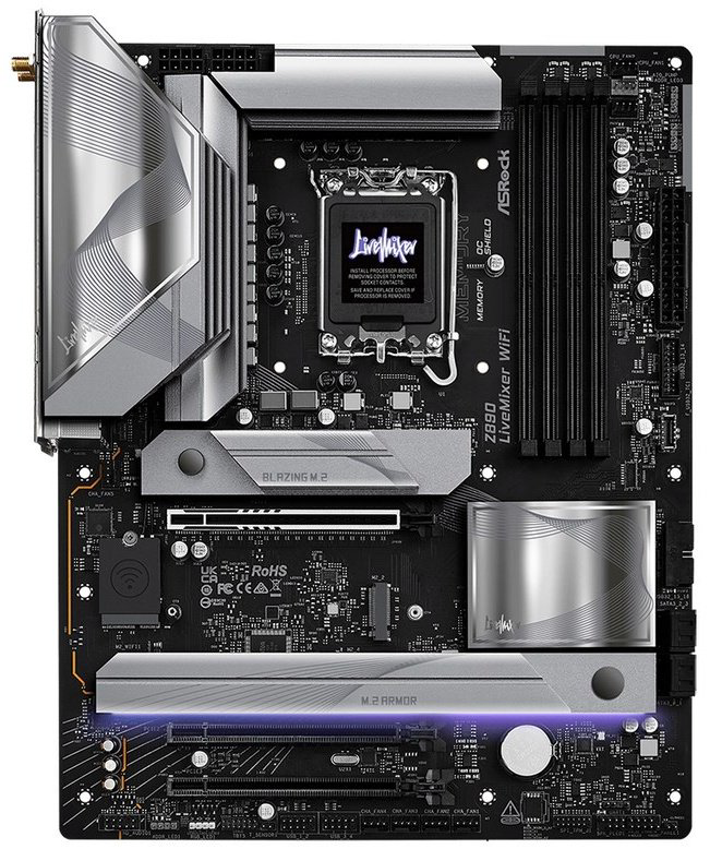 Материнская плата ASRock Z890 LiveMixer WiFi 90-MXBPE0-A0UAYZ купить,NaN