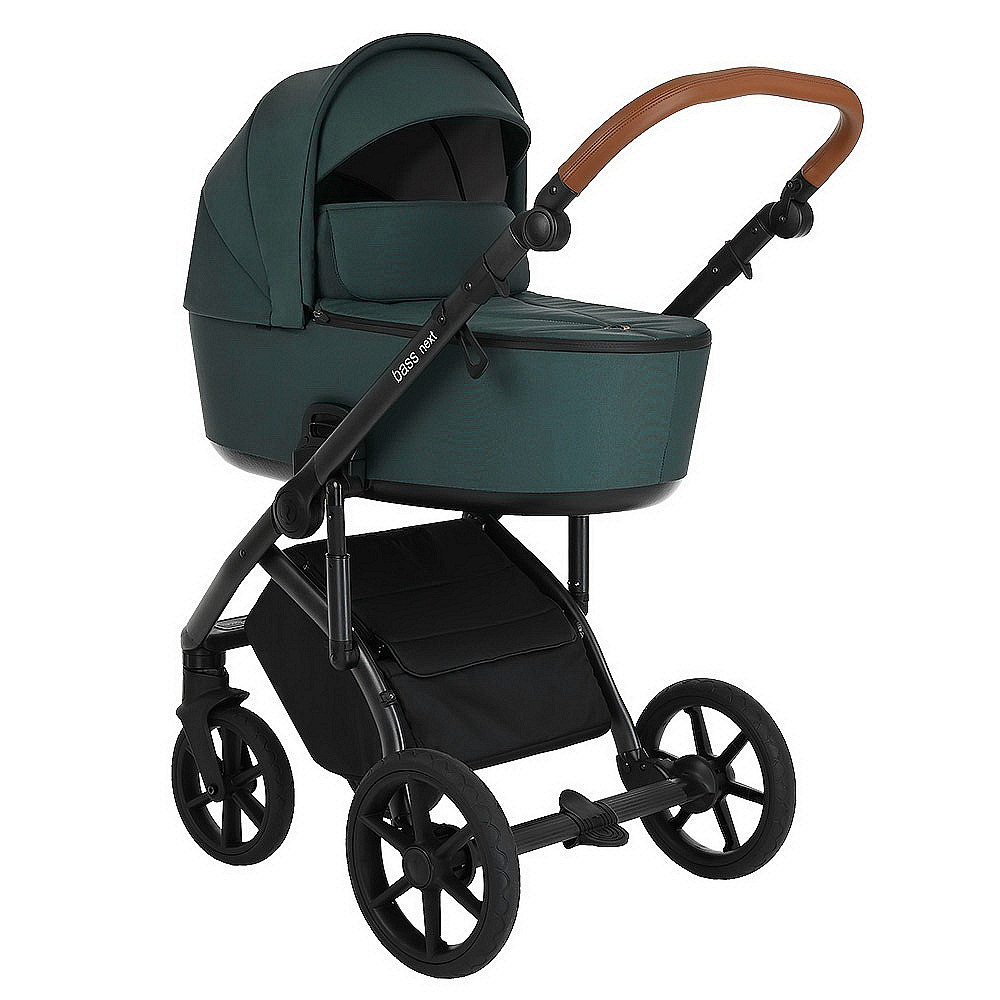 Коляска 2 в 1 Roan Bass Next pacific green black купить,NaN