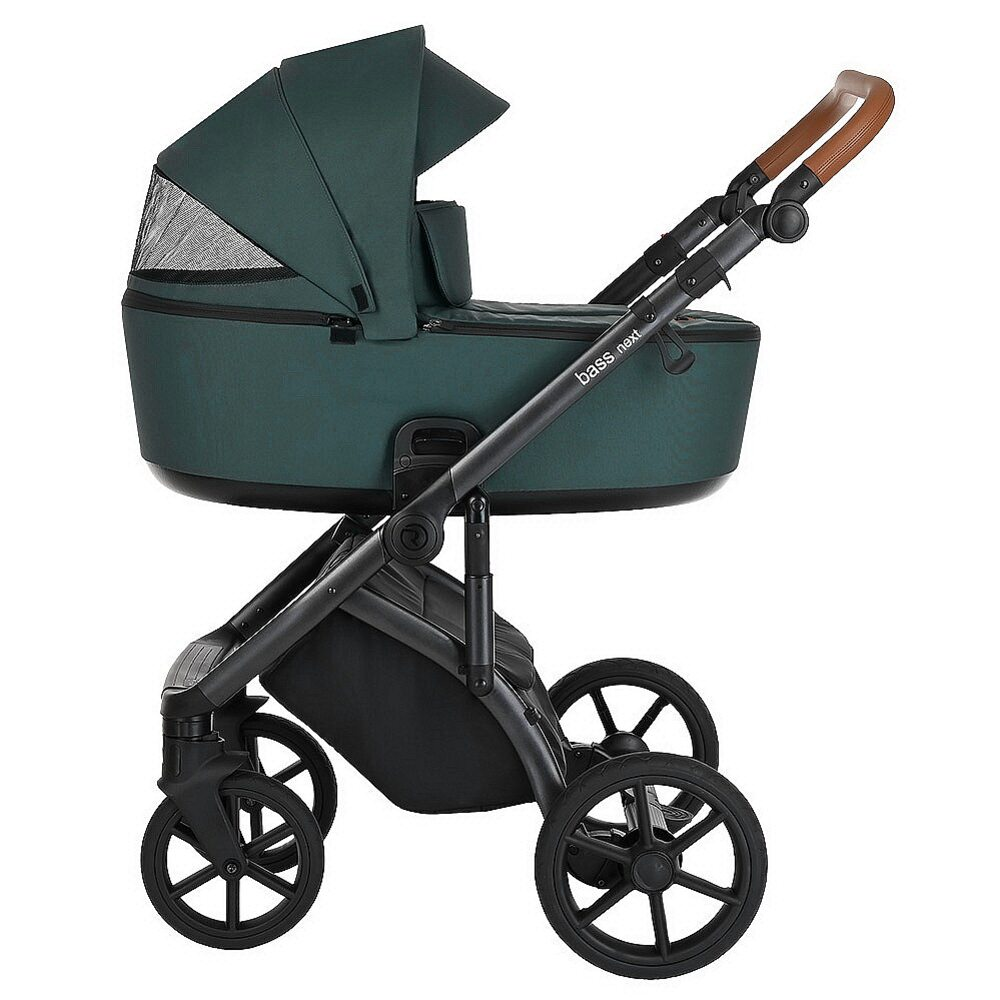 Коляска 2 в 1 Roan Bass Next pacific green black купить,NaN