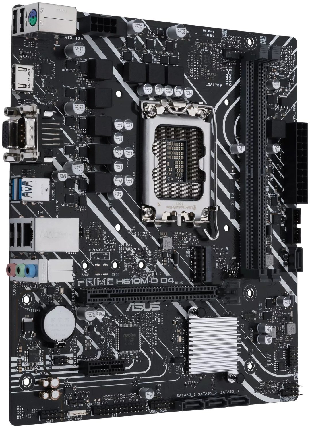 Материнская плата ASUS Prime H610M-D D4