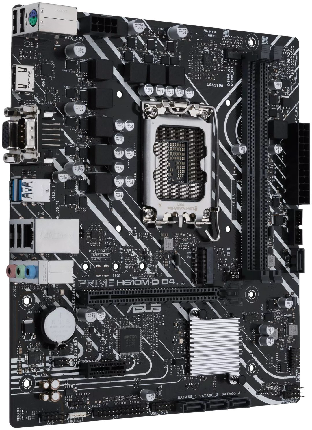 Материнская плата ASUS Prime H610M-D D4 - ForteMarket Материнская плата ASUS Prime H610M-D D4 купить,57145