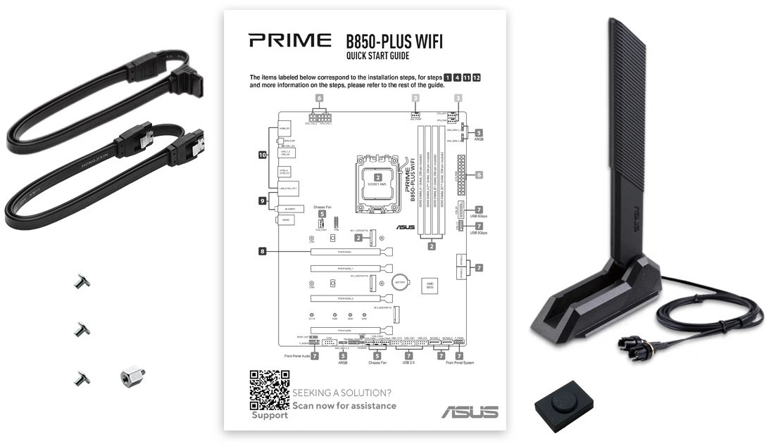 Материнская плата ASUS PRIME B850-PLUS WIFI купить,112527