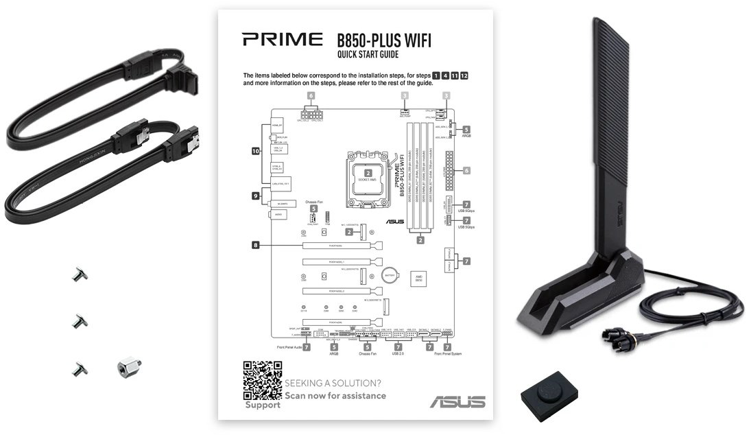 Материнская плата ASUS PRIME B850-PLUS WIFI купить,112527