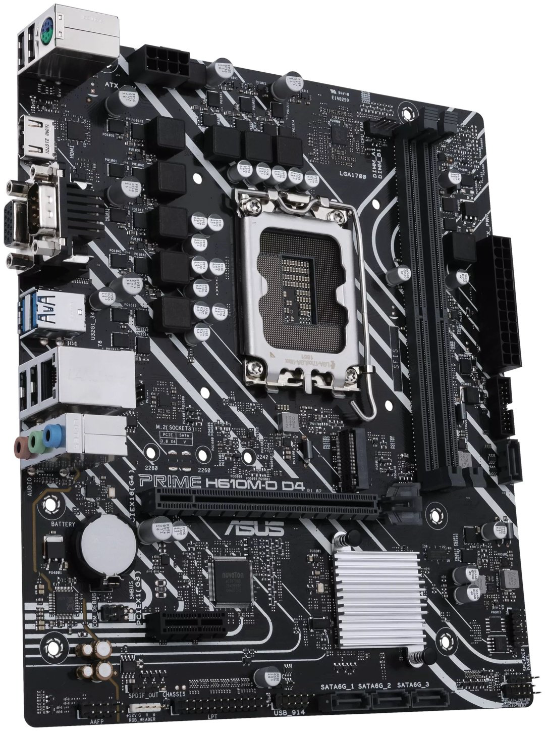 Материнская плата ASUS Prime H610M-D D4 - ForteMarket Материнская плата ASUS Prime H610M-D D4 купить,57145