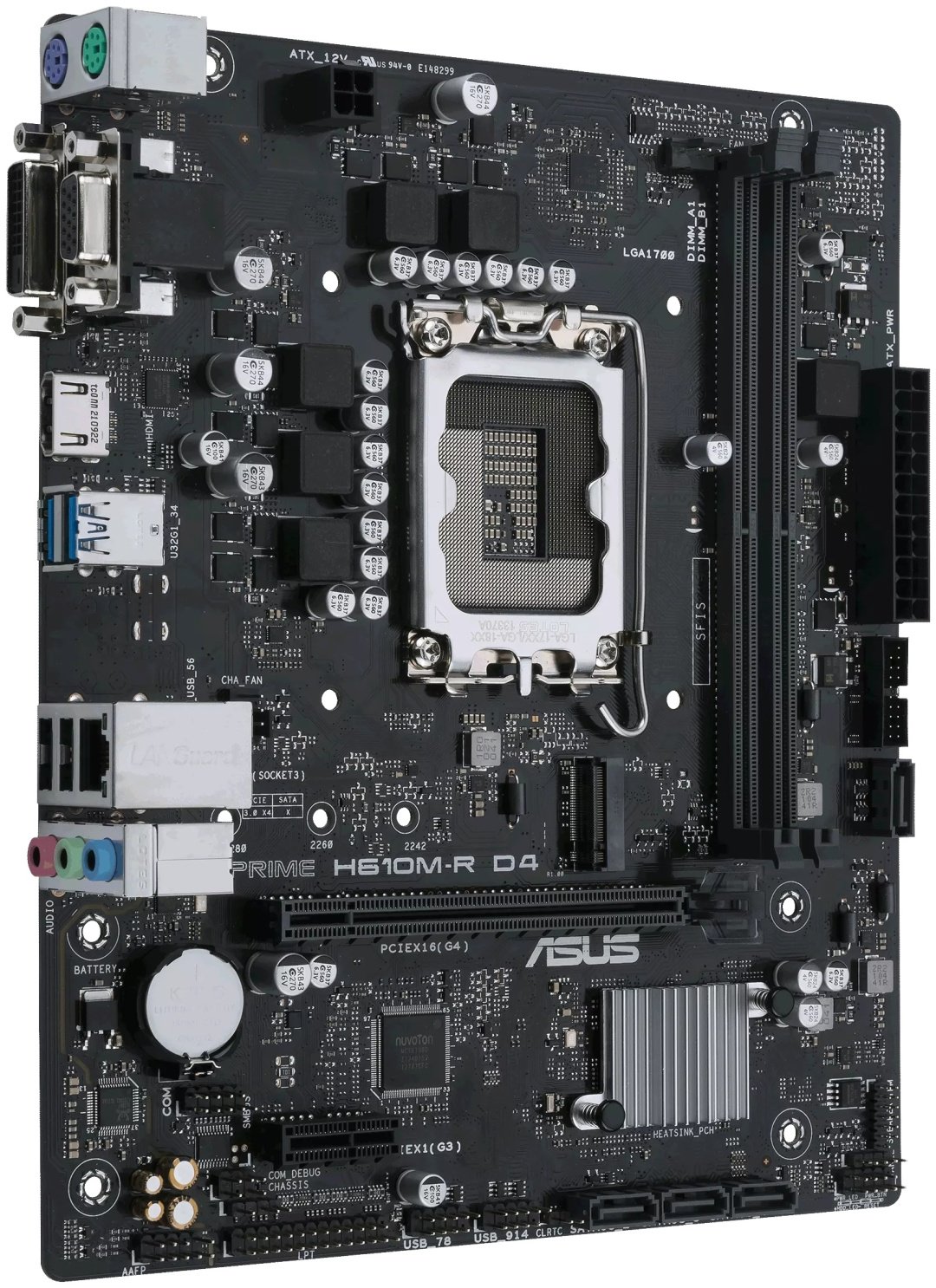 Материнская плата ASUS PRIME H610M-R D4-SI купить,43673