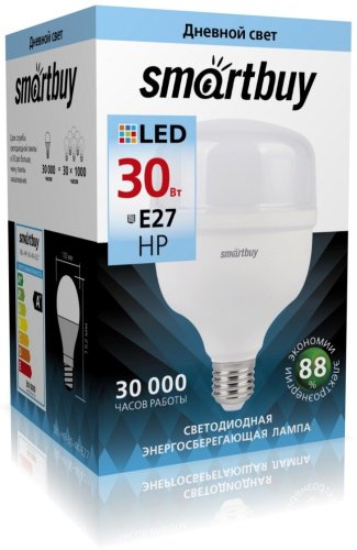Лампочка Smartbuy SBL-HP-30-4K-E27 30W E27 1 шт купить,NaN