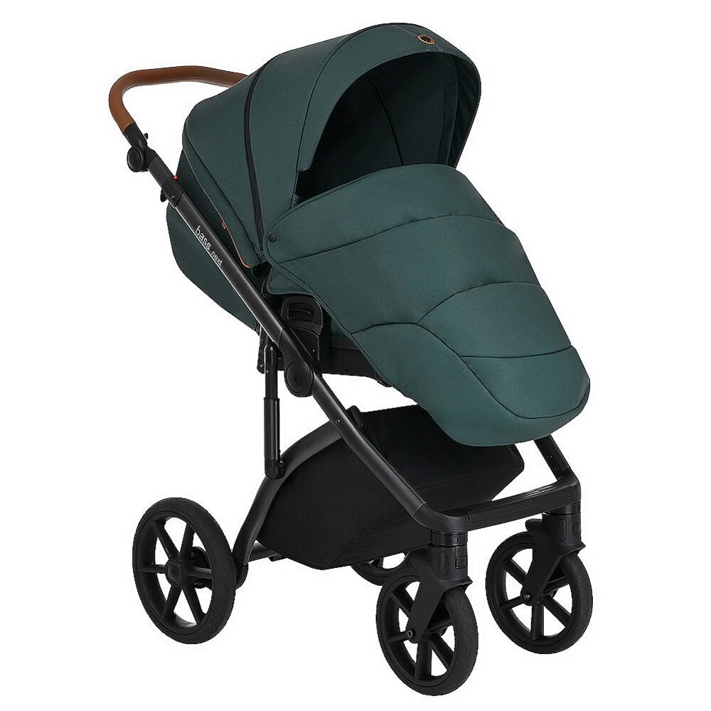 Коляска 2 в 1 Roan Bass Next pacific green black купить,NaN