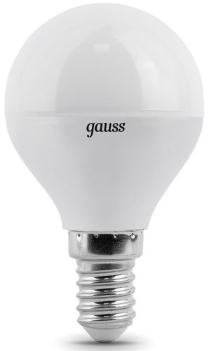 Лампочка Gauss Globe E14 6.5W 4100K 1/10/50