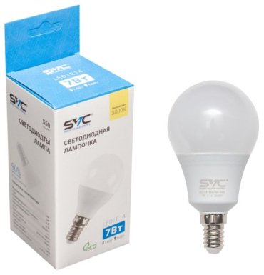 Лампочка SVC G45-7W-E14-3000K 7W E14 1 шт - ForteMarket Лампочка SVC G45-7W-E14-3000K 7W E14 1 шт купить,0