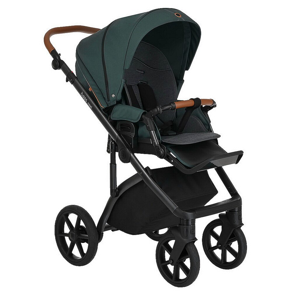 Коляска 2 в 1 Roan Bass Next pacific green black купить,NaN
