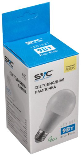 Лампочка SVC G45-9W-E27-3000K 9W E27 1 шт купить,NaN