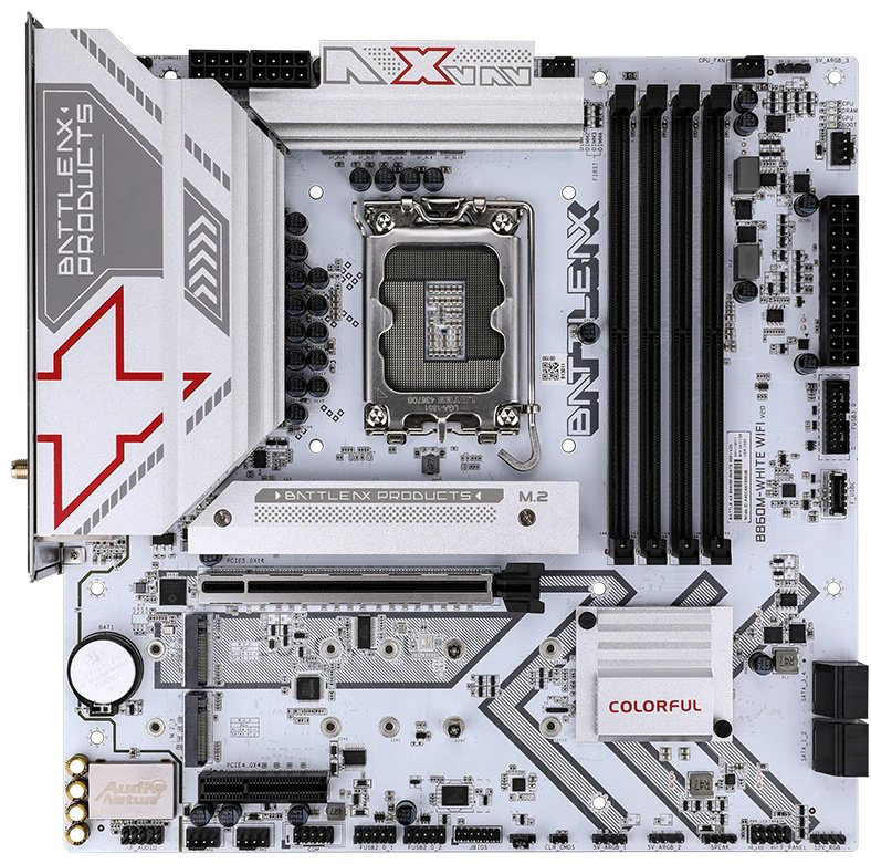 Материнская плата Colorful BATTLE-AX B860M-WHITE WIFI V20