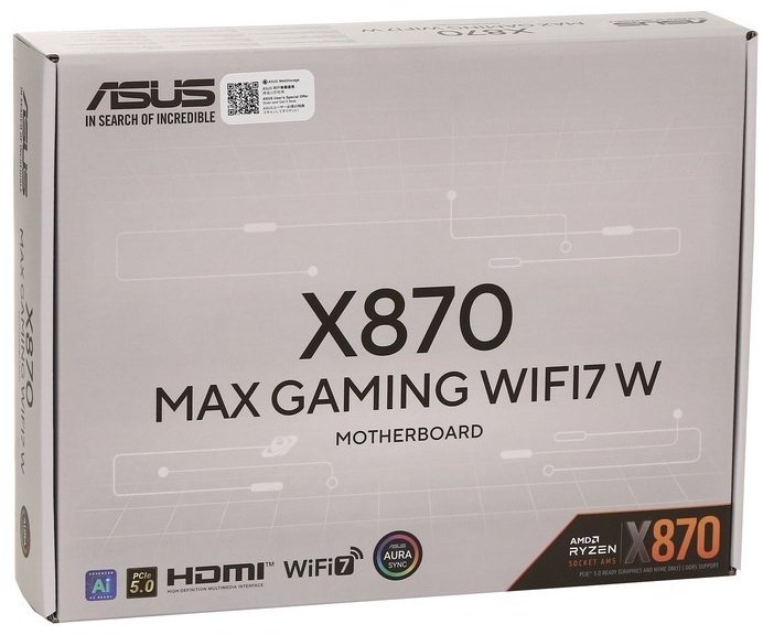 Материнская плата ASUS X870 MAX GAMING WIFI7 W