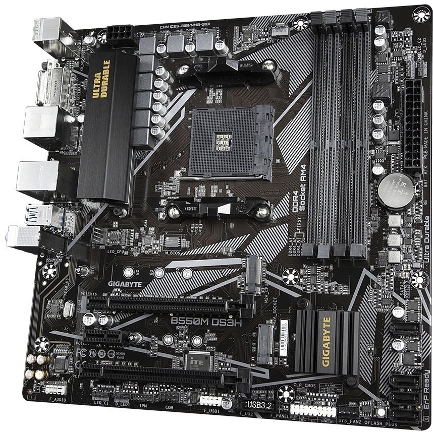 Материнская плата GIGABYTE B550M DS3H купить,NaN