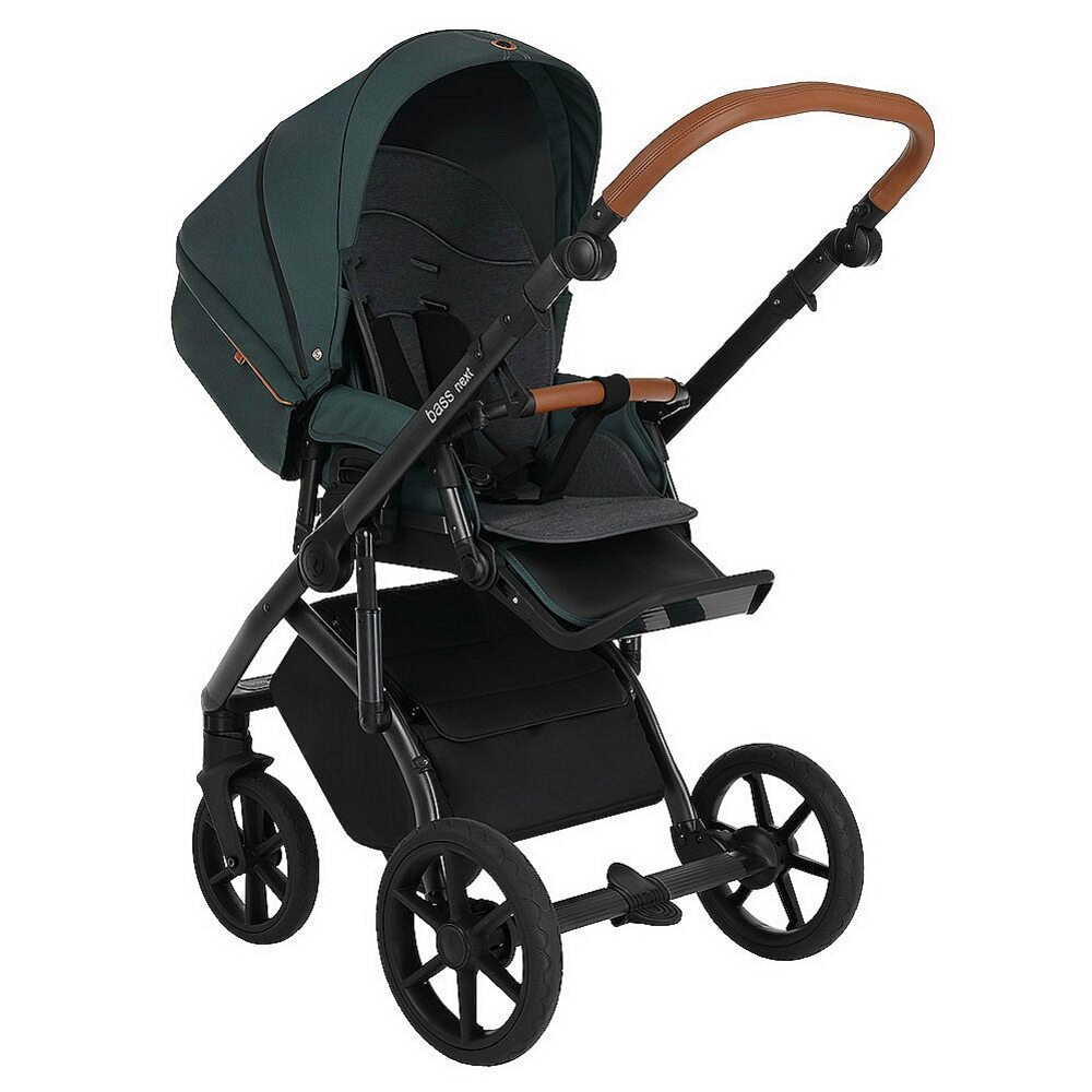 Коляска 2 в 1 Roan Bass Next pacific green black купить,NaN