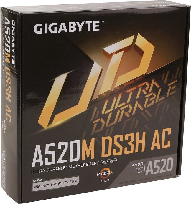 Материнская плата GIGABYTE A520M DS3H AC (REV1.4) купить,NaN