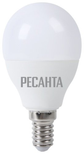 Лампочка Ресанта LL-R-G45-7W-230-3K-E14 7W E14 1 шт