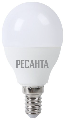 Лампочка Ресанта LL-R-G45-7W-230-3K-E14 7W E14 1 шт купить,470