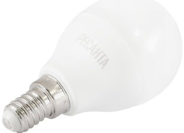 Лампочка Ресанта LL-R-G45-7W-230-3K-E14 7W E14 1 шт купить,0