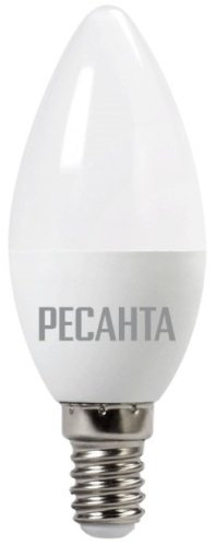 Лампочка Ресанта LL-R-C37-6W-230-3K-E14