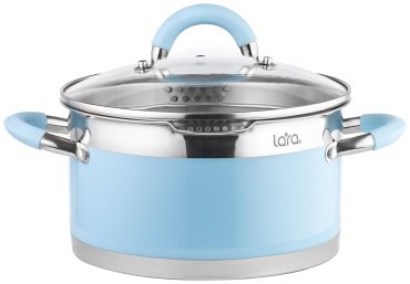 LARA кастрюля LR02-441 нержавеющая сталь 2.4 л купить,NaN