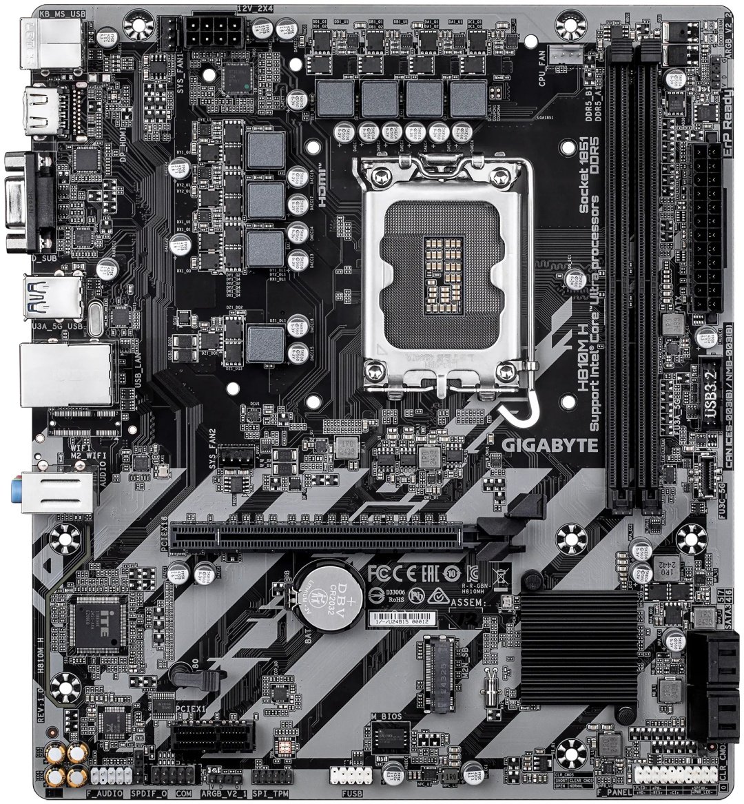 Материнская плата GIGABYTE H810M H