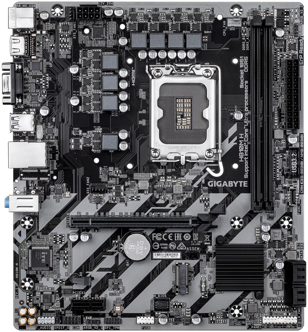 Материнская плата GIGABYTE H810M H