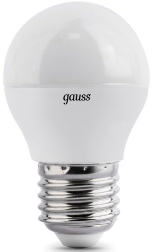 Лампочка Gauss Globe E27 6.5W 2700K 1/10/50